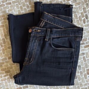 🔥HP🔥J Brand Women's Black skinny Jeans sz 27 dark blue/black